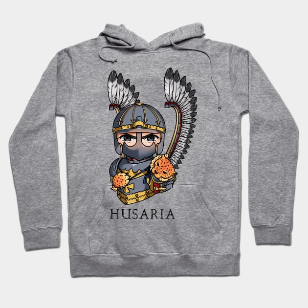 Feathers of Valor: Winged Hussar Design Hoodie by Holymayo Tee